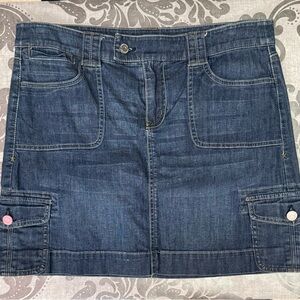 WHBM Denim Mini Skirt